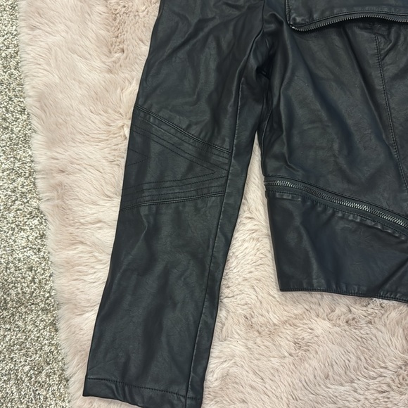 Faux leather moto jacket - Picture 4 of 8